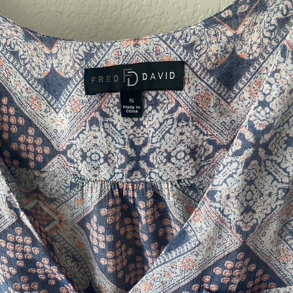 Fred David - blouse with buttons - Picture 3 of 5
